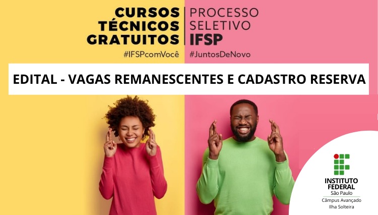 PROCESSO SELETIVO IFSP 2022